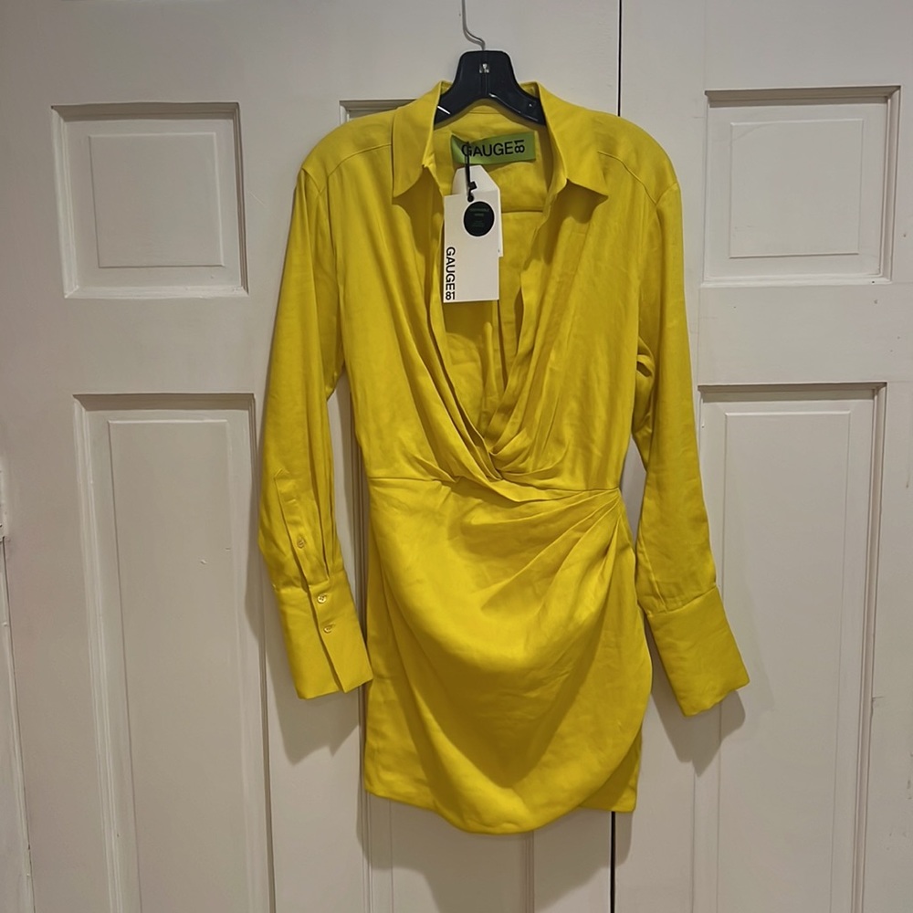 Gauge81 Naha Linen Blend Mini Shirt Dress - Picture 4 of 9